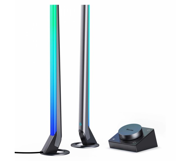 Set 2 buc lampa LED Govee H6047 RGBIC Wi-Fi Gaming Light Bars with Smart Controller, WiFi Set 2 buc lampa LED Govee H6047 RGBIC Wi-Fi Gaming Light Bars with Smart Controller, WiFi