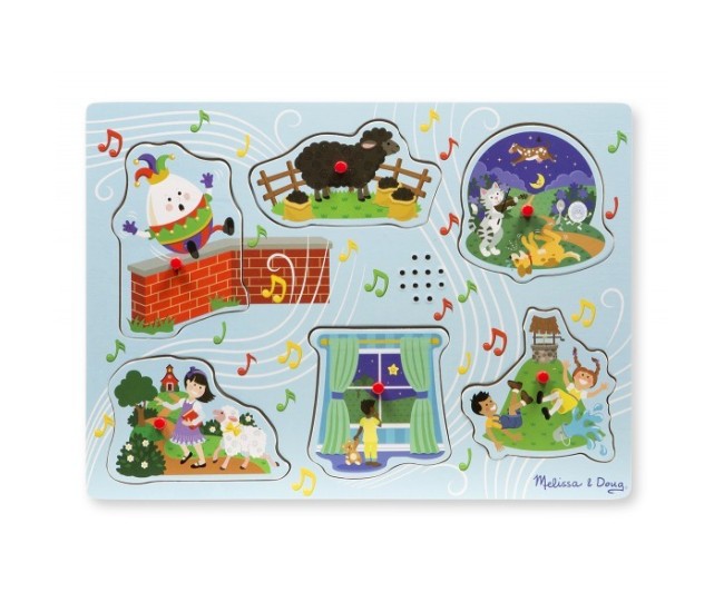 Puzzle cu sunete cantecele copilariei 2 - melissa and doug Puzzle cu sunete cantecele copilariei 2 - melissa and doug