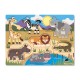 Puzzle din lemn animalele safari Puzzle din lemn animalele safari