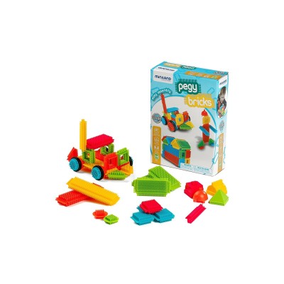 Joc de constructii pegy bricks 36 miniland
