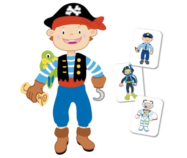 Joc magnetic de imbracat meserii Joc magnetic de imbracat meserii