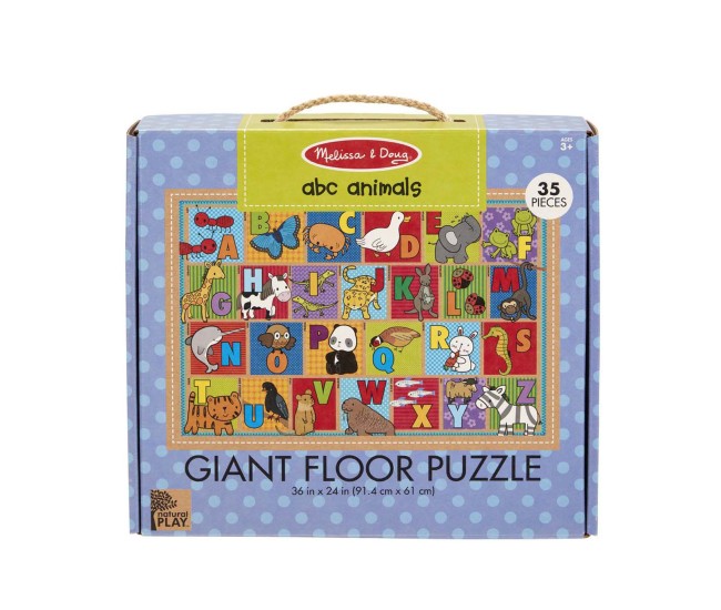 Primul meu puzzle de podea eco alfabetul animalelor - melissa and doug Primul meu puzzle de podea eco alfabetul animalelor - melissa and doug