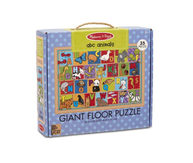 Primul meu puzzle de podea eco alfabetul animalelor - melissa and doug Primul meu puzzle de podea eco alfabetul animalelor - melissa and doug
