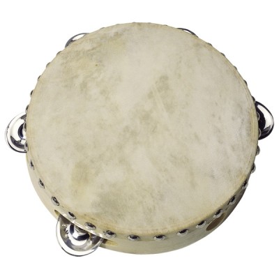 Tamburina cu piele naturala si minitalgere