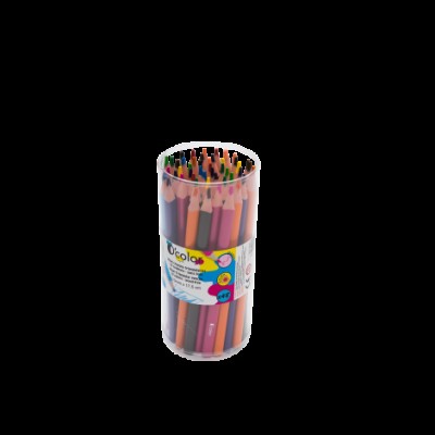 Set 48 creioane colorate triunghiulare maxi mina 4 mm