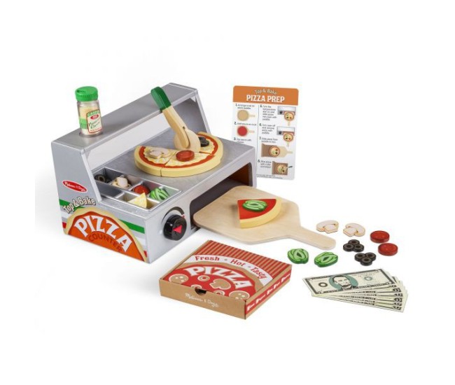 Set de joaca din lemn cuptorul de pizza - melissa and doug Set de joaca din lemn cuptorul de pizza - melissa and doug