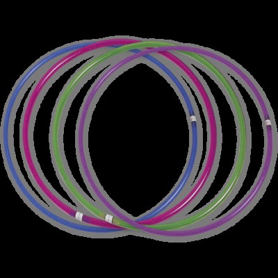 Cerc gimnastica hula hop 60 cm sclipici