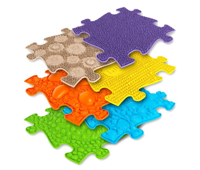 Covoras ortopedic senzorial puzzle set pentru bebelusi muffik Covoras ortopedic senzorial puzzle set pentru bebelusi muffik
