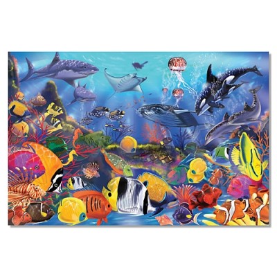 Puzzle de podea viata subacvatica melissa and doug