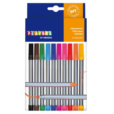 Set de 10 carioci cu doua capete 