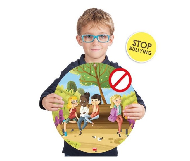 Set 6 postere educative anti-bullying pentru gradinita si scoala