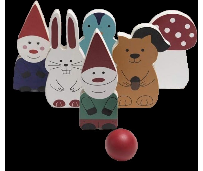 Joc de bowling prietenii padurii Joc de bowling prietenii padurii