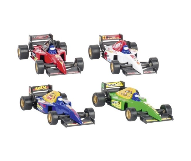 Masinuta de curse die-cast, cu motoras pull-back