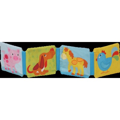 Carte textila cu sunete - zornait, chitait, fosnet, pentru bebelusi si toddleri