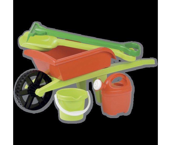 Roaba de jucarie cu unelte de gradinarit giardino Roaba de jucarie cu unelte de gradinarit giardino