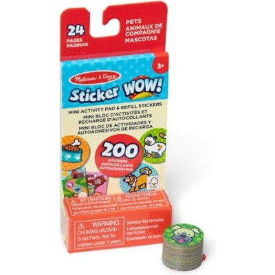 Activitati cu autocolante sticker wow mini animale de companie