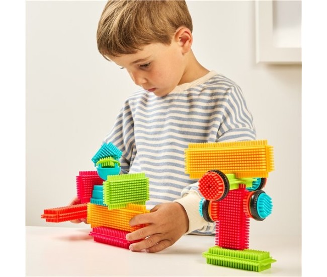 Joc educativ de constructii, moara de vant, de la 2 ani Joc educativ de constructii, moara de vant, de la 2 ani
