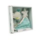Set cadou bebe - zornaitoare si paturica moale de atasament ocean, de la 0 luni Set cadou bebe - zornaitoare si paturica moale de atasament ocean, de la 0 luni