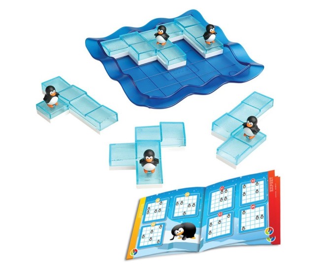 Smart games - penguins on ice, joc de logica cu 100 de provocari, 6+ ani, editie lb. romana Smart games - penguins on ice, joc de logica cu 100 de provocari, 6+ ani, editie lb. romana