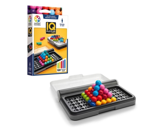 Smart games - iq puzzler pro, joc de logica cu 120 de provocari, 6+ ani, editie internationala Smart games - iq puzzler pro, joc de logica cu 120 de provocari, 6+ ani, editie internationala