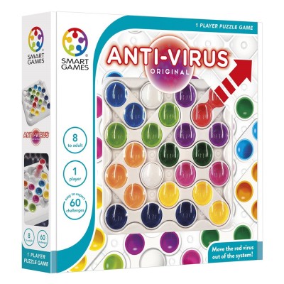 Smart games - anti-virus original, joc de logica cu 60 de provocari, 8+ ani, editie lb. romana Smart games - anti-virus original, joc de logica cu 60 de provocari, 8+ ani, editie lb. romana