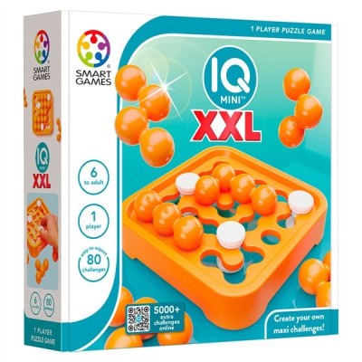 Smart games - iq mini xxl, joc de logica cu 80 de provocari, 6+ ani, editie internationala Smart games - iq mini xxl, joc de logica cu 80 de provocari, 6+ ani, editie internationala