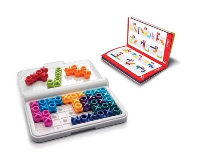 Smart games - iq xoxo, joc de logica cu 120 de provocari, 6+ ani, editie lb. romana Smart games - iq xoxo, joc de logica cu 120 de provocari, 6+ ani, editie lb. romana
