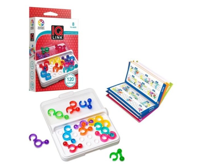 Smart games - iq link, joc de logica cu 120 de provocari, 8+ ani, editie lb. romana Smart games - iq link, joc de logica cu 120 de provocari, 8+ ani, editie lb. romana