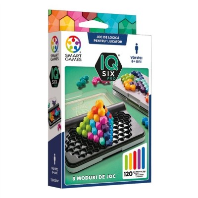 Smart games - iq six pro, joc de logica cu 120 de provocari, 8+ ani, editie lb. romana Smart games - iq six pro, joc de logica cu 120 de provocari, 8+ ani, editie lb. romana