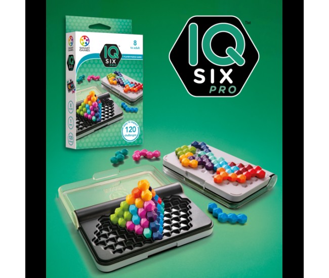 Smart games - iq six pro, joc de logica cu 120 de provocari, 8+ ani, editie lb. romana Smart games - iq six pro, joc de logica cu 120 de provocari, 8+ ani, editie lb. romana
