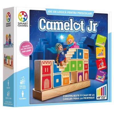Smart games - camelot junior, joc de logica cu 48 de provocari, 4+ ani, editie lb. romana Smart games - camelot junior, joc de logica cu 48 de provocari, 4+ ani, editie lb. romana