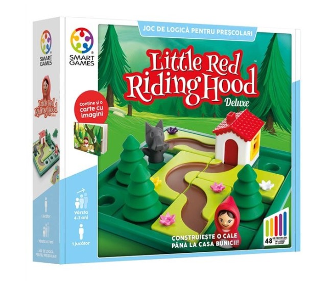 Smart games - little red riding hood - deluxe, joc de logica cu 48 de provocari, 4+ ani, editie lb. romana Smart games - little red riding hood - deluxe, joc de logica cu 48 de provocari, 4+ ani, editie lb. romana