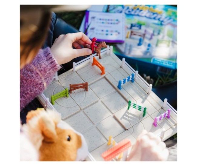 Smart games - horse academy, joc de logica cu 80 de provocari, 7+ ani, editie lb. romana Smart games - horse academy, joc de logica cu 80 de provocari, 7+ ani, editie lb. romana