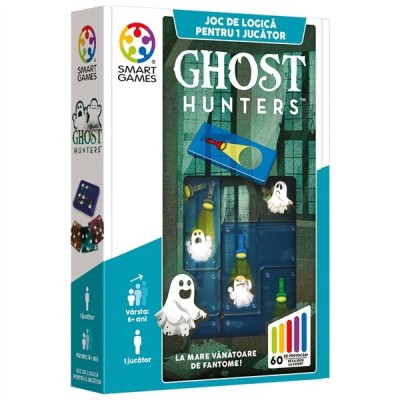 Smart games - ghost hunters, joc de logica cu 60 de provocari, 5+ ani, editie lb. romana Smart games - ghost hunters, joc de logica cu 60 de provocari, 5+ ani, editie lb. romana