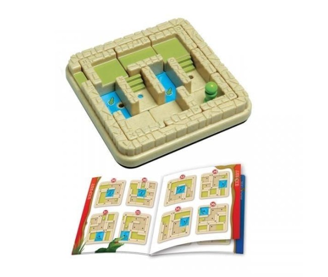 Smart games - temple trap, joc de logica cu 60 de provocari, 7+ ani, editie lb. romana Smart games - temple trap, joc de logica cu 60 de provocari, 7+ ani, editie lb. romana