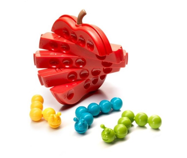 Smart games - apple twist, joc de logica cu 60 de provocari, 5+ ani, editie lb. romana Smart games - apple twist, joc de logica cu 60 de provocari, 5+ ani, editie lb. romana