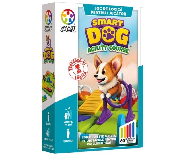 Smart games - smart dog, joc de logica cu 60 de provocari, 7+ ani, editie lb. romana Smart games - smart dog, joc de logica cu 60 de provocari, 7+ ani, editie lb. romana