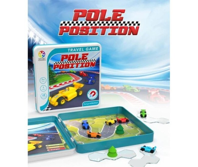 Smart games - pole position, joc de logica cu 48 de provocari, 7+ ani, editie lb. romana Smart games - pole position, joc de logica cu 48 de provocari, 7+ ani, editie lb. romana