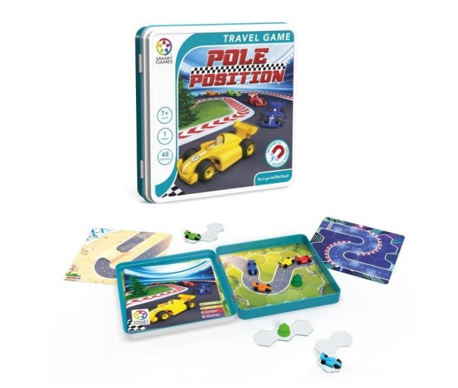 Smart games - pole position, joc de logica cu 48 de provocari, 7+ ani, editie lb. romana Smart games - pole position, joc de logica cu 48 de provocari, 7+ ani, editie lb. romana