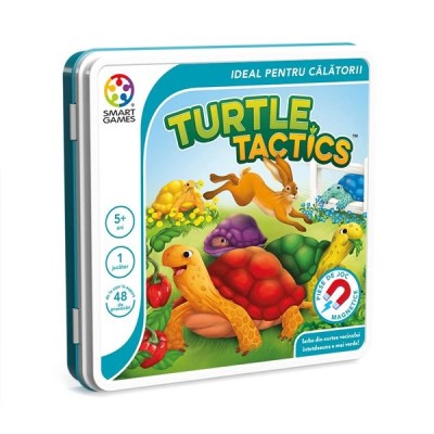 Smart games - turtle tactics, joc de logica cu 48 de provocari, 5+ ani, editie lb. romana Smart games - turtle tactics, joc de logica cu 48 de provocari, 5+ ani, editie lb. romana