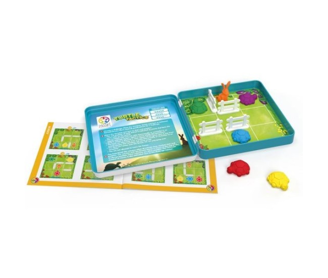 Smart games - turtle tactics, joc de logica cu 48 de provocari, 5+ ani, editie lb. romana Smart games - turtle tactics, joc de logica cu 48 de provocari, 5+ ani, editie lb. romana