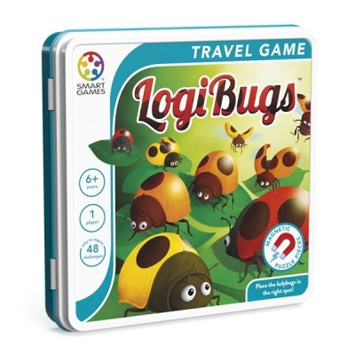 Smart games - logibugs, joc de logica cu 48 de provocari, 6+ ani, editie internationala Smart games - logibugs, joc de logica cu 48 de provocari, 6+ ani, editie internationala