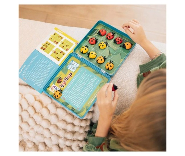 Smart games - logibugs, joc de logica cu 48 de provocari, 6+ ani, editie internationala Smart games - logibugs, joc de logica cu 48 de provocari, 6+ ani, editie internationala