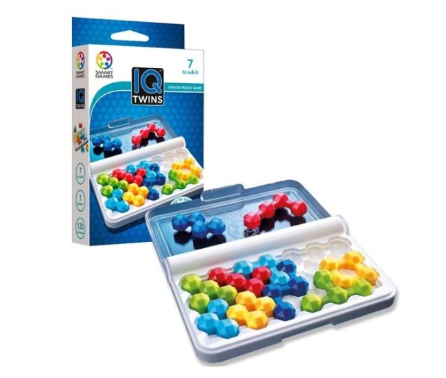 Smart games - iq twins, joc de logica cu 120 de provocari, 7+ ani, editie lb. romana Smart games - iq twins, joc de logica cu 120 de provocari, 7+ ani, editie lb. romana
