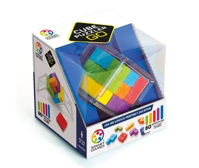 Smart games - cube puzzler go, joc de logica cu 80 de provocari, 8+ ani, editie lb. romana Smart games - cube puzzler go, joc de logica cu 80 de provocari, 8+ ani, editie lb. romana