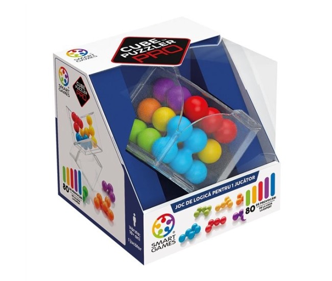 Smart games - cube puzzler pro, joc de logica cu 80 de provocari, 10+ ani, editie lb. romana Smart games - cube puzzler pro, joc de logica cu 80 de provocari, 10+ ani, editie lb. romana