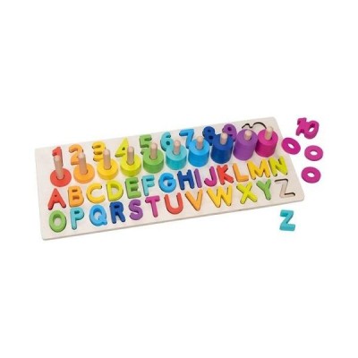 Puzzle alfanumeric educativ goki, pentru copii 3+ Puzzle alfanumeric educativ goki, pentru copii 3+