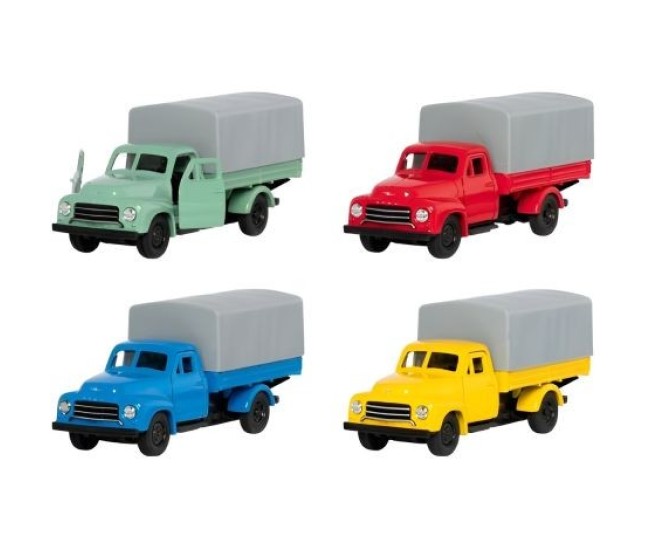 Camion in miniatura goki opel blitz 1952 die-cast cu mecanism pull-back 12 cm Camion in miniatura goki opel blitz 1952 die-cast cu mecanism pull-back 12 cm