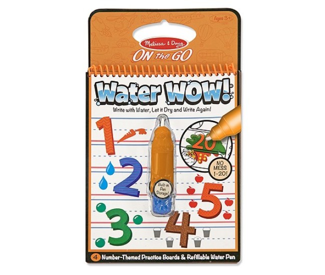 Carnet de colorat apa magica numerele melissa and doug Carnet de colorat apa magica numerele melissa and doug