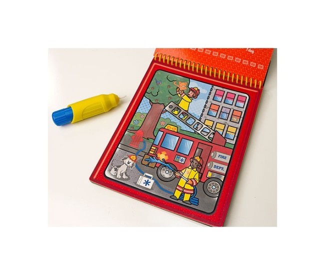 Apa magica carnet de colorat vehicule melissa and doug